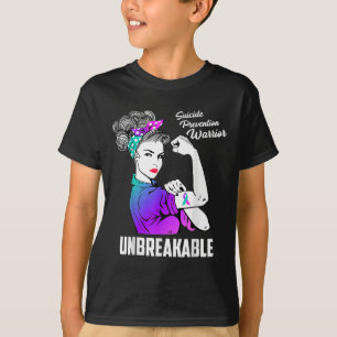 Kriegerin U der Woche zur Sensibilisierung für die T-Shirt
