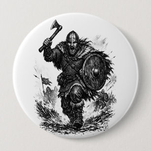 Kriegerische Wikinger-Attacke – Tintenschlacht Button