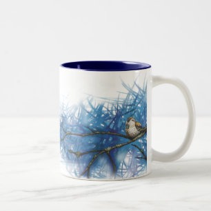 kriegerischer Vogel Zweifarbige Tasse