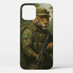 Kriegerjaguar des brasilianischen Dschungels Case-Mate iPhone Hülle