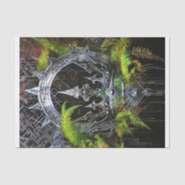 Kriegerkönig, Silberkrone Seidenpapier