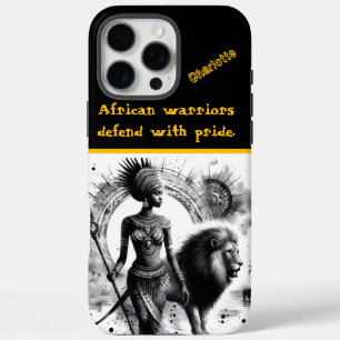 Kriegerkönigin und ihre erbitterte Löwenwelle iPhone 16 Pro Max Hülle