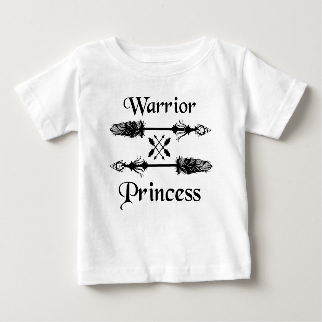 Kriegerprinzessin Baby T-shirt (Vorderseite)