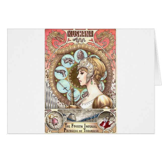 Kriegers-Prinzessin (Vorderseite (Horizontal))
