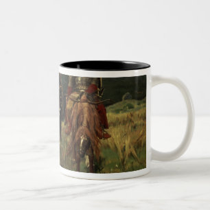 Kriegers-Ritter, 1881-98 Zweifarbige Tasse