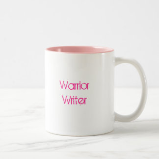 Kriegers-Verfasser, in der heißen Verfolgung Zweifarbige Tasse