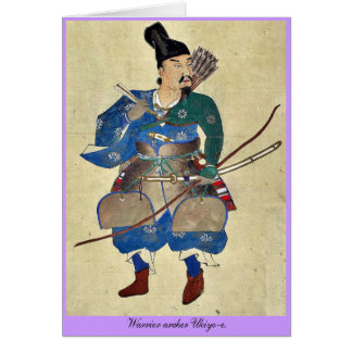 Kriegersbogenschütze Ukiyo-e.