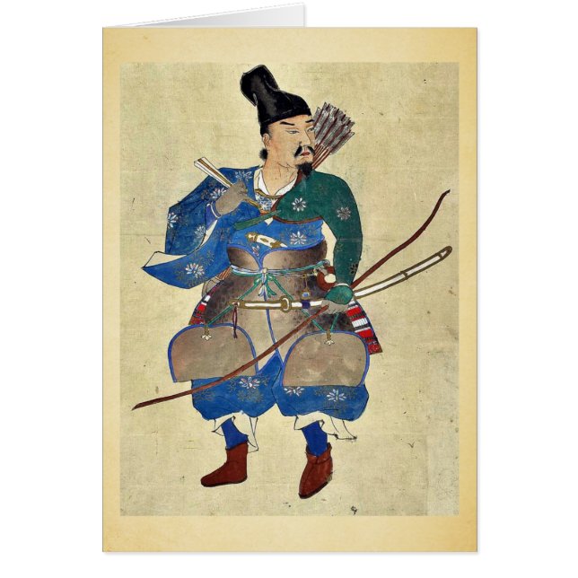 Kriegersbogenschütze Ukiyo-e. (Vorne)