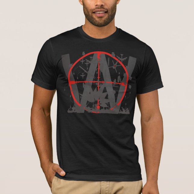 Kriegs-Ensemble-Dunkelheit T-Shirt (Vorderseite)