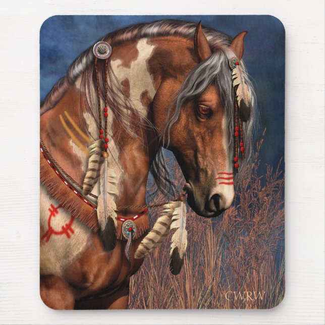 Kriegs-Pony Mousepad (Vorne)
