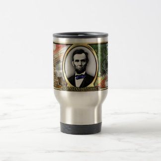 Kriegs-Reise-Tasse Präsidenten-Abraham Lincoln Reisebecher