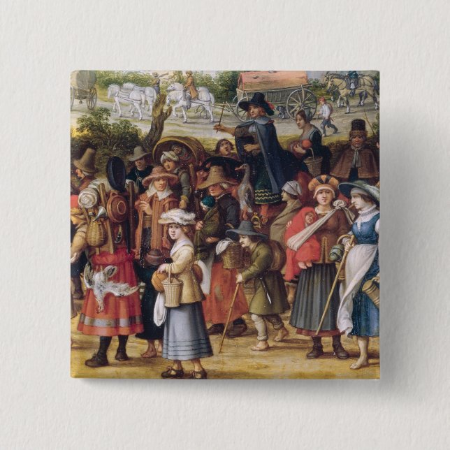 Kriegs-Szene Button (Vorderseite)