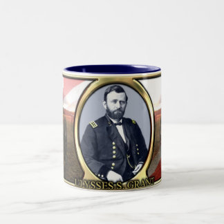 Kriegs-Tasse Ulysses S. Grant Civil Zweifarbige Tasse