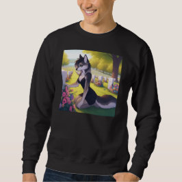 Kriegs-Witwen-Wolf Sweatshirt