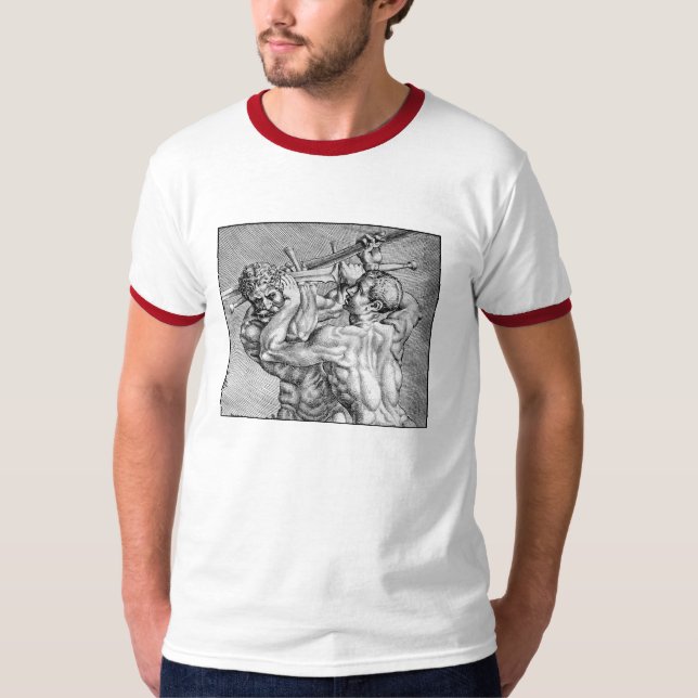 Kriegsdisziplin ringershirt T-Shirt (Vorderseite)