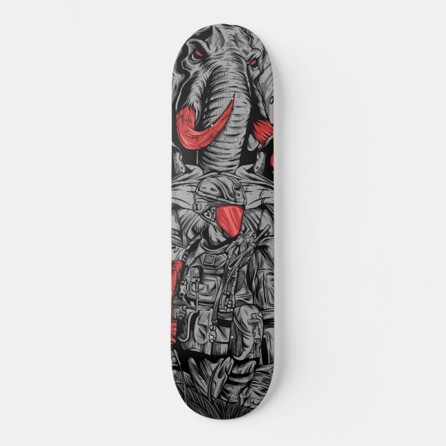 Kriegselementar Skateboard (Vorderseite)