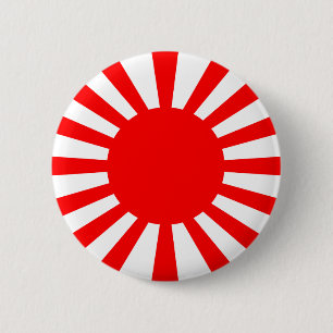 Kriegsflagge der Kaiserlichen Japanischen Armee Button