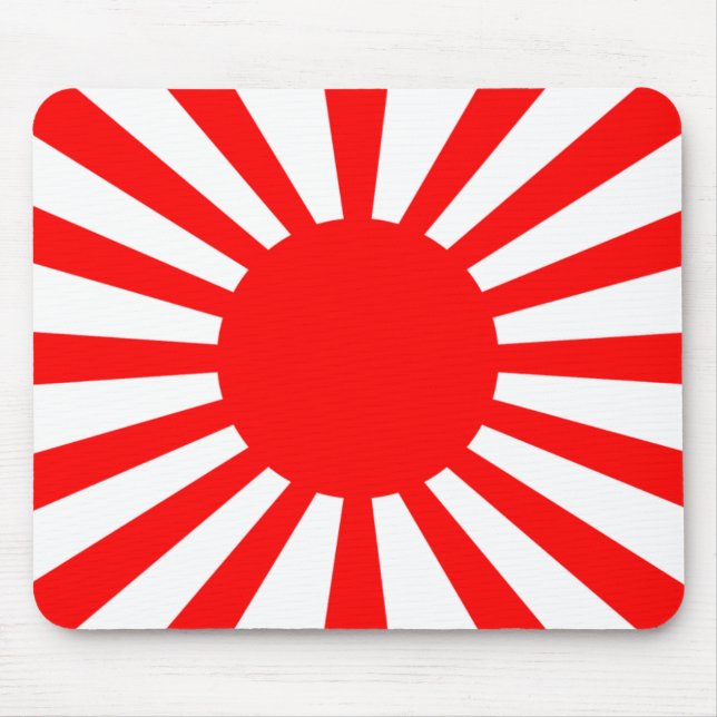 Kriegsflagge der Kaiserlichen Japanischen Armee Mousepad (Vorne)