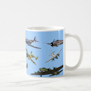 Kriegsflugzeuge Tasse
