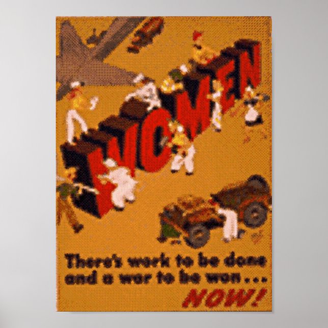 Kriegsfrauen Poster (Vorne)