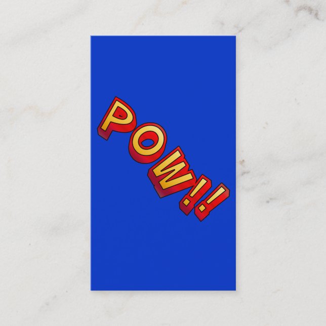 KRIEGSGEFANGEN!! VISITENKARTE (Vorderseite)