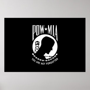 Kriegsgefangene Amerikanische Militärhelden POW MI Poster