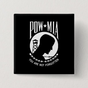 Kriegsgefangene Amerikanische Militärhelden Prison Button