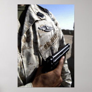 Kriegsgerät für die Flotte Poster