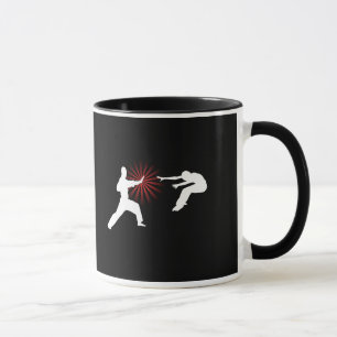 Kriegskunst-Energie-Silhouette Tasse