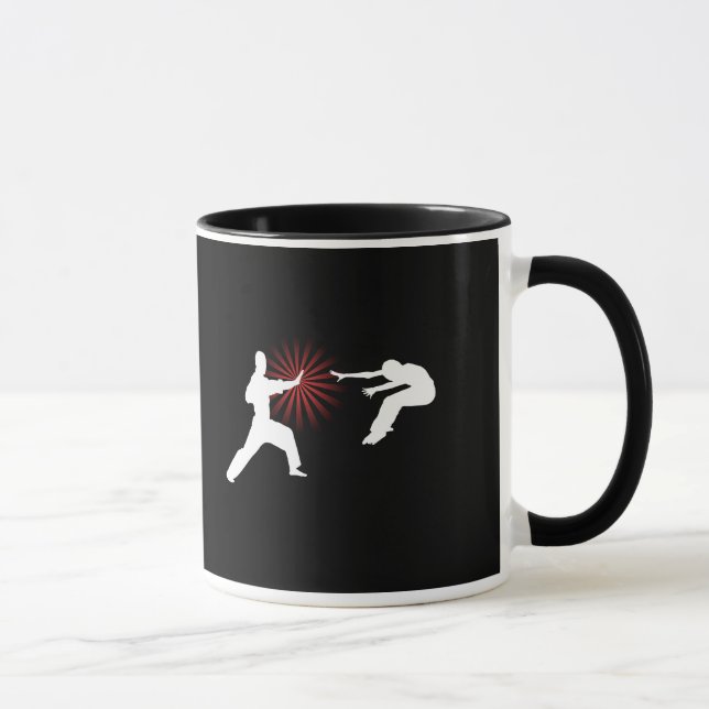 Kriegskunst-Energie-Silhouette Tasse (Rechts)