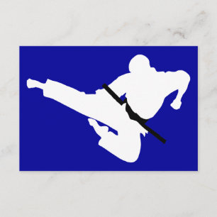 Kriegskunst-Silhouette Einladung