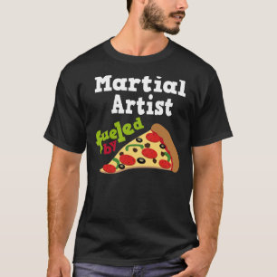Kriegskünstler-(lustiges) Pizza-T-Shirt T-Shirt