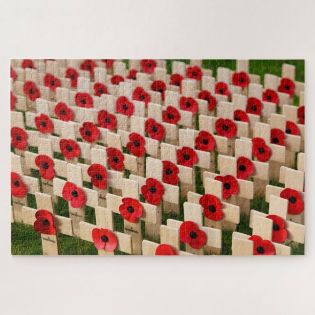 Kriegsmahnmal Mohnblume Puzzle (Horizontal)