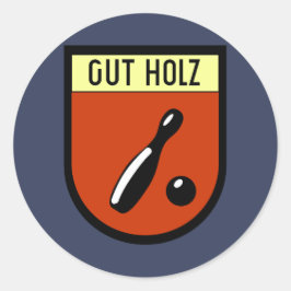 Kriegsmarine U-966 Emblem Runder Aufkleber