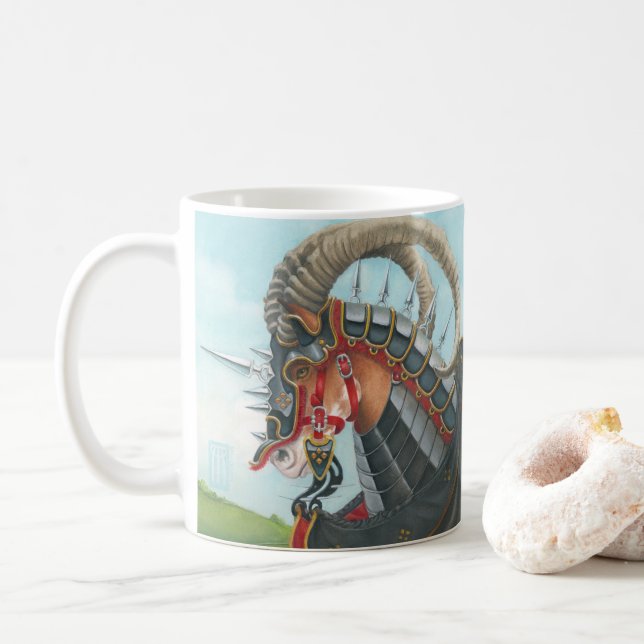 Kriegspferd Kaffeetasse (Mit Donut)