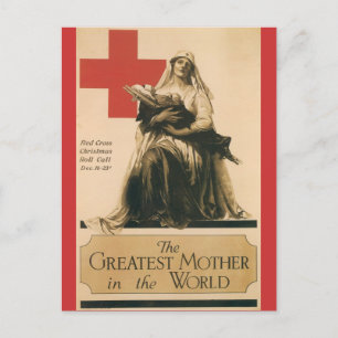 Kriegspostkarten, Vintages Rotes Kreuz Postkarte