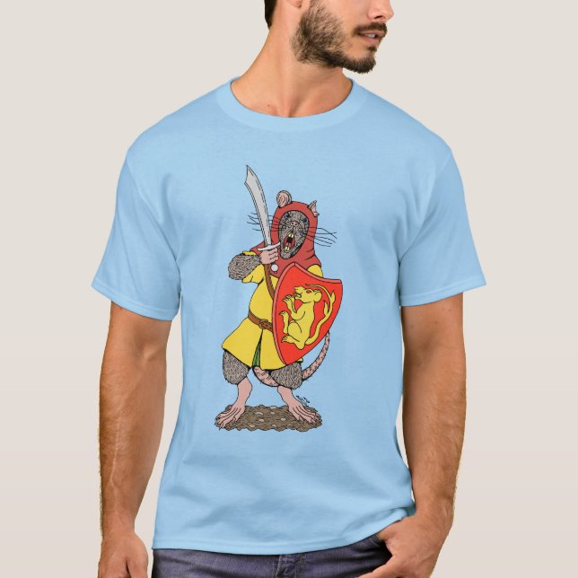 Kriegsratte mit Falchion T-Shirt (Vorderseite)