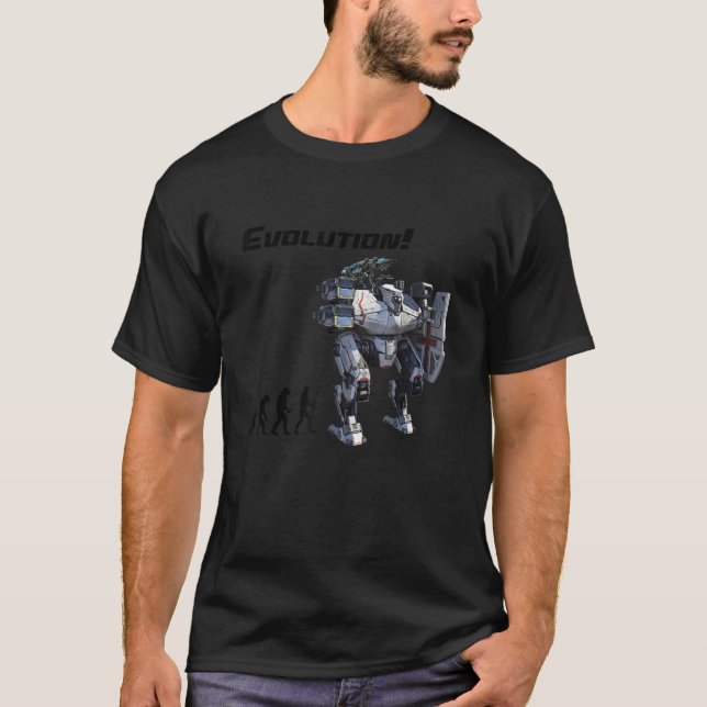 Kriegsroboter Evolution   T-Shirt (Vorderseite)