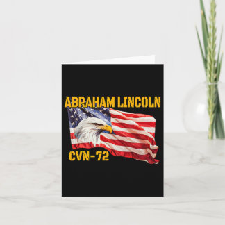 Kriegsschiff Abraham Lincoln Cvn-72 Flugzeugträger Karte
