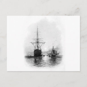 KRIEGSSCHIFFE BEI SPITHEAD POSTKARTE