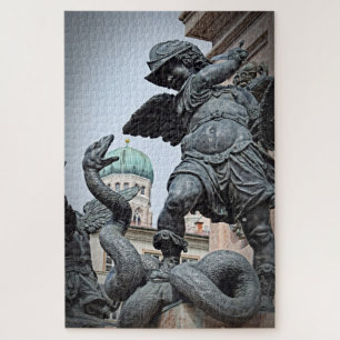 Kriegsstatue in München - 20x30 - 1014 Stk. Puzzle