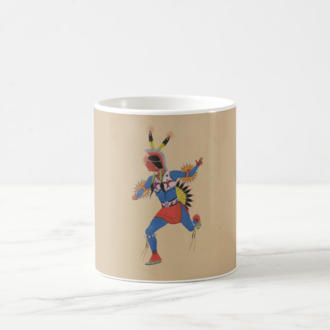 Kriegstanz (oder Der Läufer) Kaffeetasse (Mittel)
