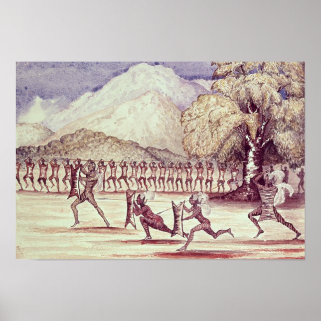 Kriegstanz Poster (Vorne)