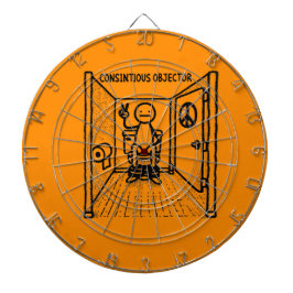 Kriegsverweigerer Dartscheibe