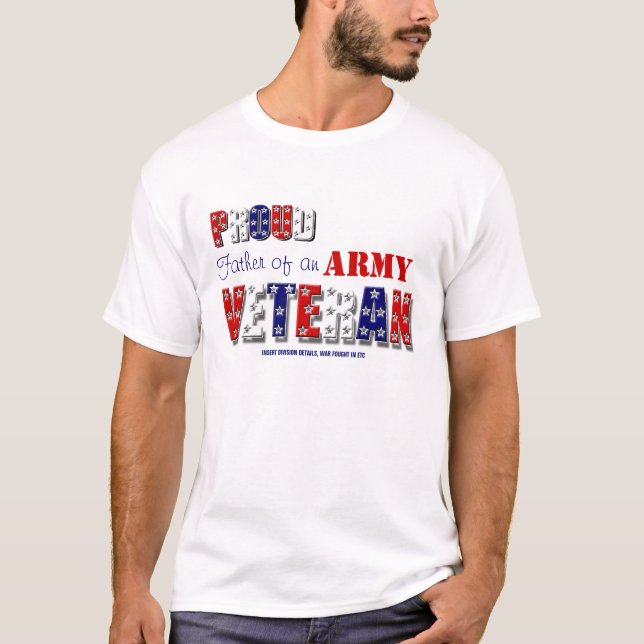 Kriegsveteran-FamilienehrenErinnerung T-Shirt (Vorderseite)