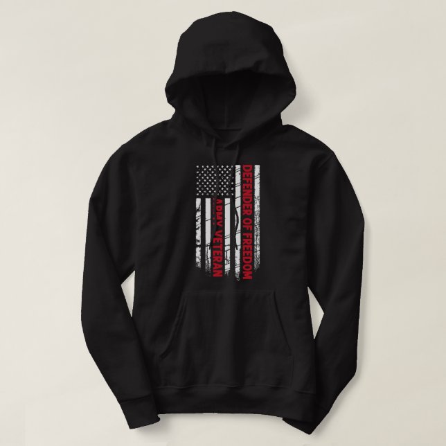 Kriegsveteran Verteidiger der Freiheit 34 Hoodie (Design vorne)