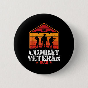 Kriegsveteranen des Irakkrieges Krieg Veteranen Kr Button