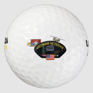 Kriegsveteranen mit Kriegsvietnam Golfball