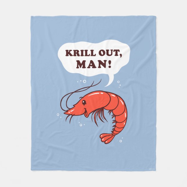 Krill Out Man Fleecedecke (Vorderseite)