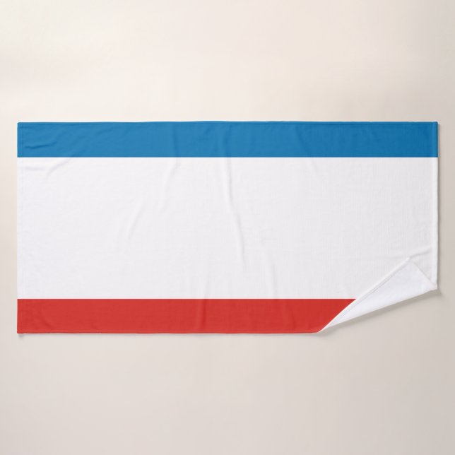 Krim-Flagge Badhandtuch Set (Badehandtuch)